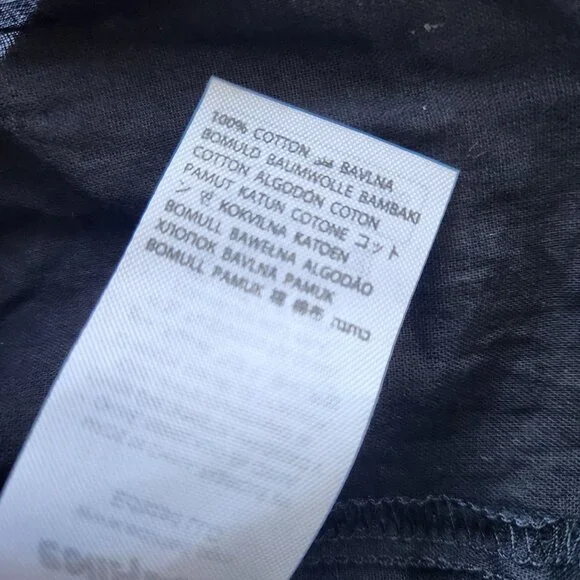 Edikted Liora Lacy Cotton Mini Dress Black Strapless Eyelet Ruffled Feminine - Picture 11 of 14